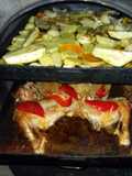 Chivito al horno Chileno