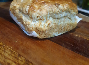Una foto de Pan gluten free de claras 🥚🍞🍞😋