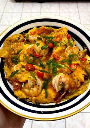 Foto resep Udang telur hongkong