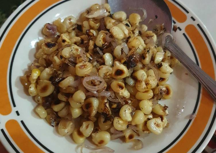 Olahan Jagung sangrai | Cara Mengolah Jagung sangrai Yang Enak Banget