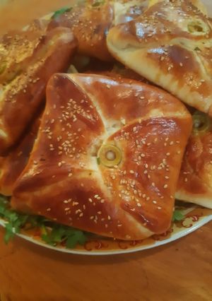 صورة لوصفة مسيمنات في الفرن 😋😋