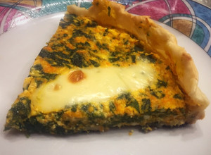 Una foto de Tarta de ricota, espinaca y calabaza! Light!!