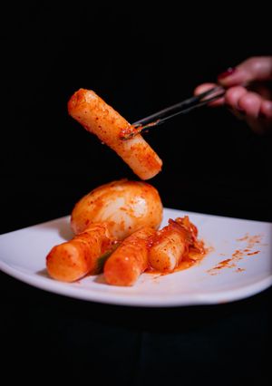 Una foto de La reina de la street food coreana "Tteokbokki" 떡볶이