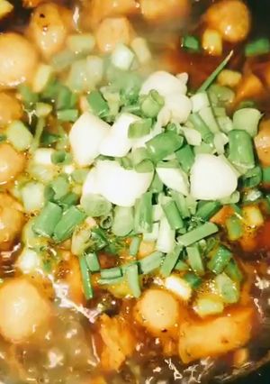 Hình của món Kho quẹt chay.