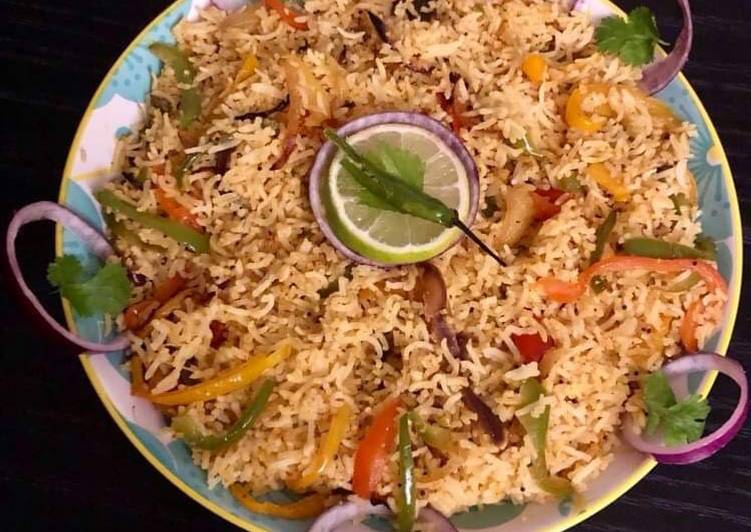 Bell Pepper Pulao