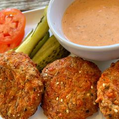 A picture of Tuna croquettes (keto friendly) air fried.