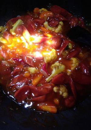 Foto resep Sosis Asam Manis Pedas