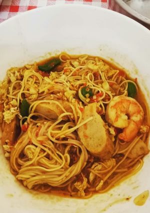 Foto resep Mie sua kuah pedes
