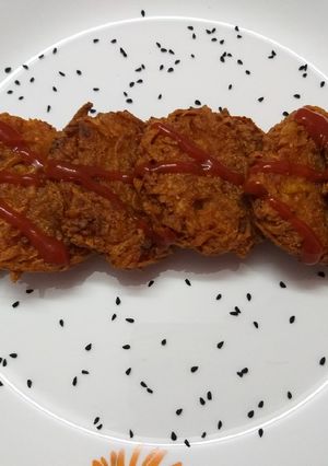 A picture of OLU MANJIVOR...Potato cutlets.