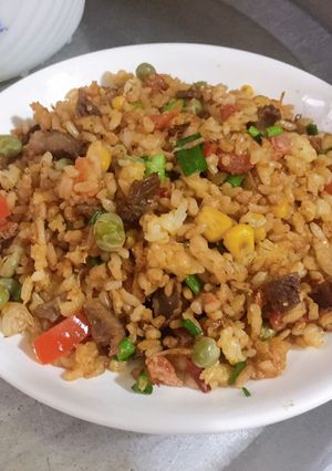 Hình của món Cơm chiên Dương Châu.