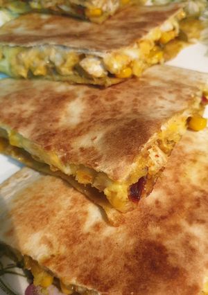 A picture of Mexican Chicken Tender Quesadillas.