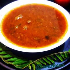 Tomato rasam A picture of Tomato rasam.