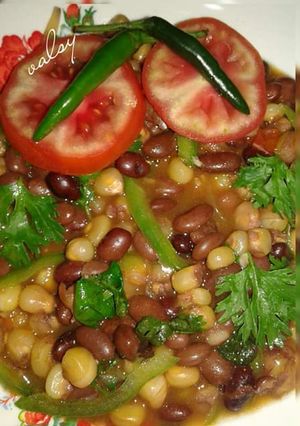 A picture of #tbt2 spicy githeri.