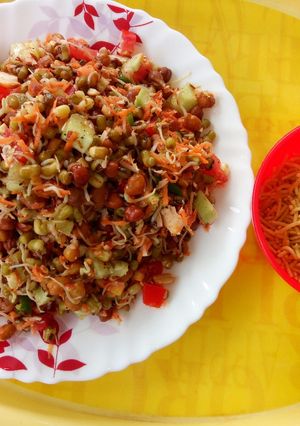 A picture of How to make Sprouts And It's healthy, tasty and Nutrious Salad.