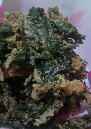 Foto resep Keripik Bayam & Daun Singkong No MSG