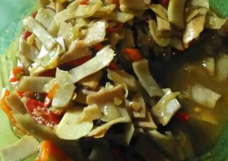 Resep Tumis kulit singkong pedas oleh Anggi Ummu Ubay