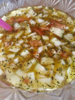 Una foto de Gazpacho o ensalada de agua
