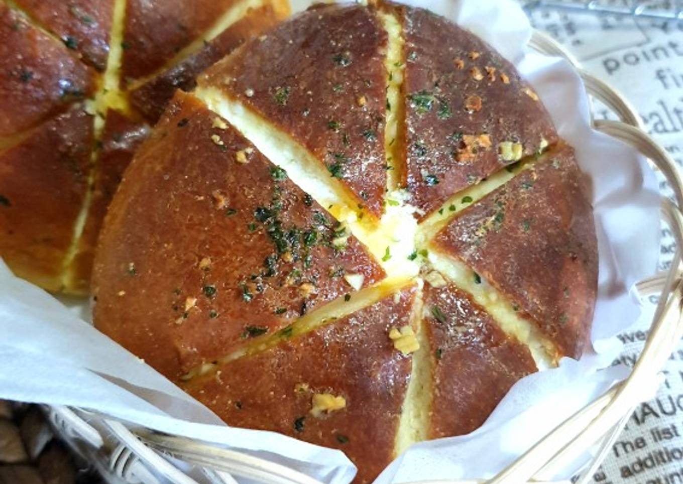 Korean Garlic Cheese Bread #15