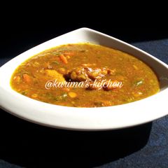 A picture of Chicken corn soup.