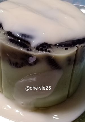 Foto resep Puding Pandan Oreo