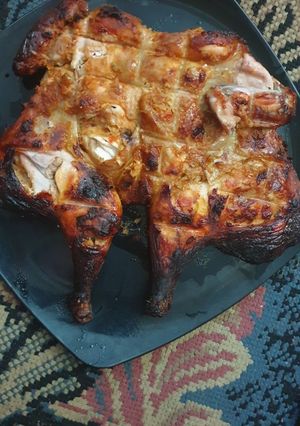 صورة لوصفة فراخ مشوية في الفرن بشبكة الشوي