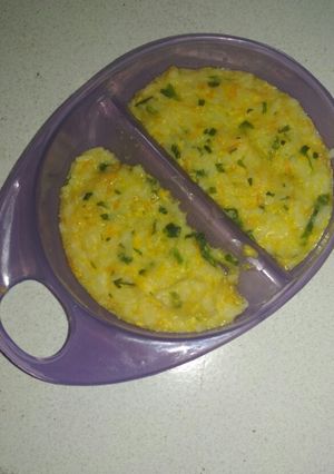 Foto resep Mpasi 11m bubur nasi campur sayur
