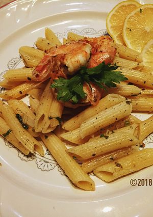 Foto resep Penne with lemon butter sauce