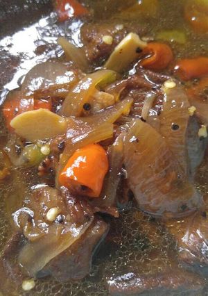 Foto resep Daging sapi lada hitam