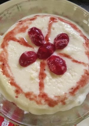 A picture of #leftover#Rice cheese cake.