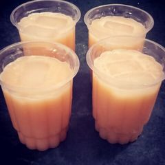 A picture of Wood apple/Bel ka juice.