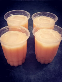A picture of Wood apple/Bel ka juice.