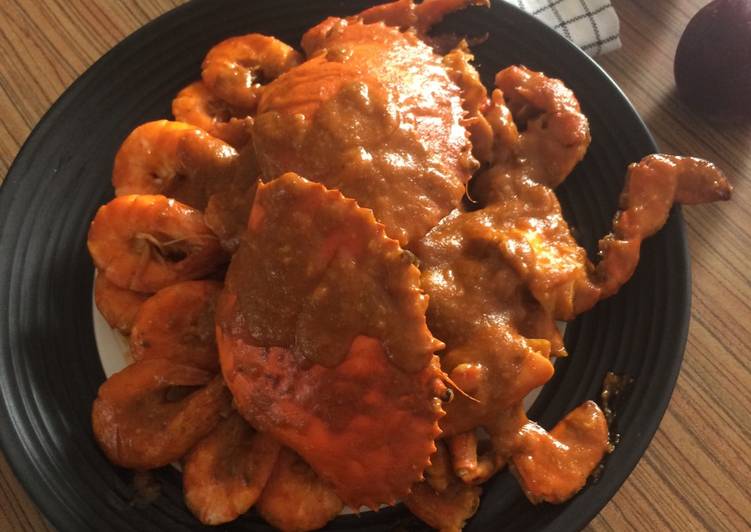 Bagaimana Membuat Kepiting udang saos Padang Anti Gagal