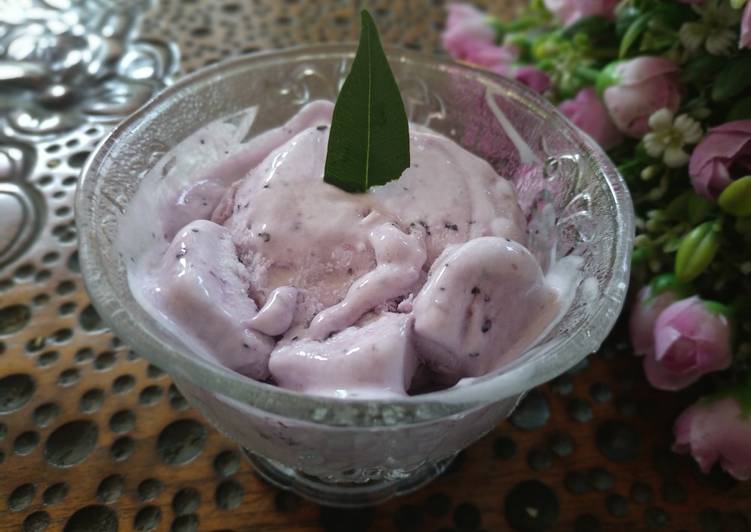 Resep Blueberry Ice Cream yang Enak