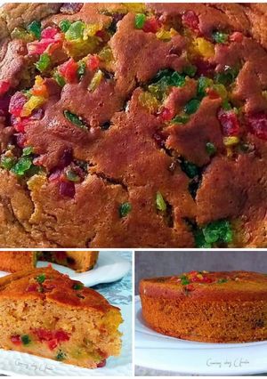 Foto principal de Tarta de calabaza cremosa con cerezas escarchadas y Pumpkin pie