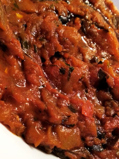 Una foto de Zaalouk (ensalada de berenjenas)