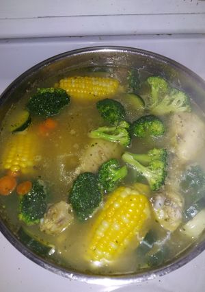 Una foto de Sopita de pollo para el alma