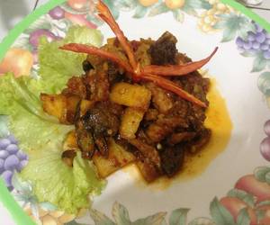 Resep mudah Sambel goreng campur sari Nikmat Lezat