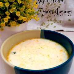 Sup Cream Jagung Ayam রেসিপির প্রধান ছবি