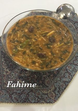 عکسی از دستور آش گیلاخه