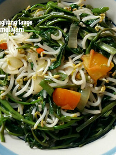 Foto resep Tumis kangkung tauge