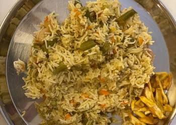 New Recipe Mixed vegetable pulav Delicious New Recipe Mixed vegetable pulav Delicious