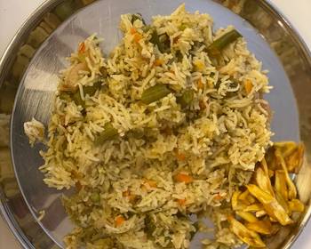 New Recipe Mixed vegetable pulav Yummy