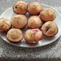 A picture of Strawberry muffins.