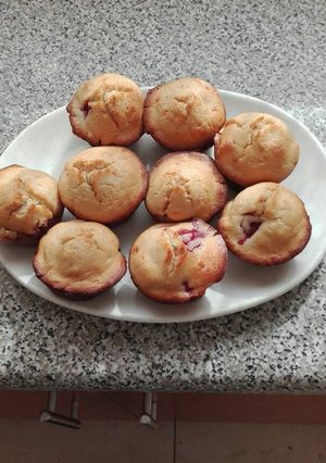 A picture of Strawberry muffins.