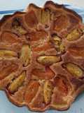 Tarte abricots nectarines et noisettes
