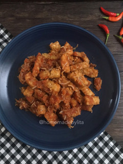 Foto resep Sambal tempe teri medan tomat pedas #homemadebylita