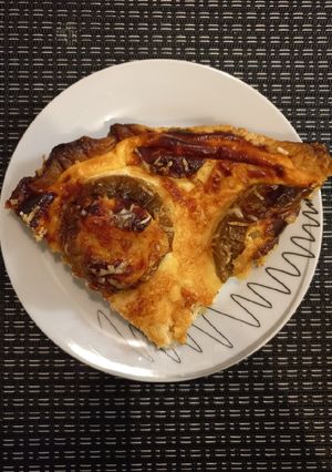 Une photo de Quiche tomate mozzarella