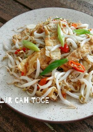 Foto resep Dadar Telur Cah Toge