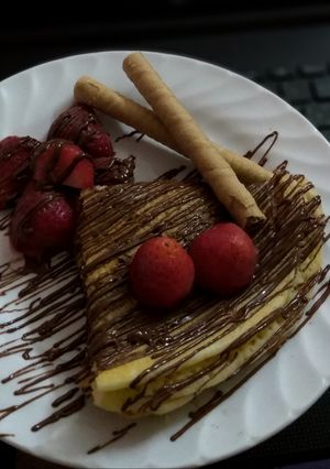 صورة لوصفة عمل الكريب