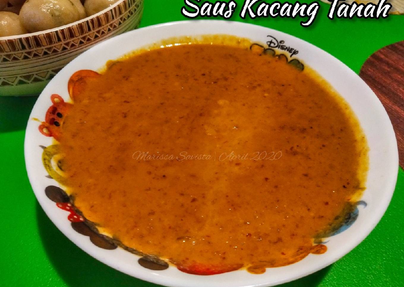 35. Saus Kacang Tanah (untuk cilok, batagor, siomay)